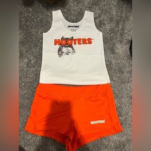 REAL HOOTERS UNIFORM COSTUME XS